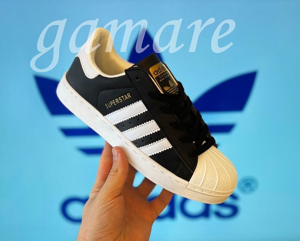 Damskie buty sportowe nowość Adidas SUPERSTAR czarne