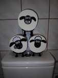 Stojak na papier toaletowy baranek Shaun