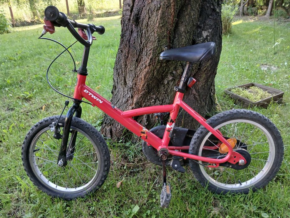 Rowerek 16 koła czerwony