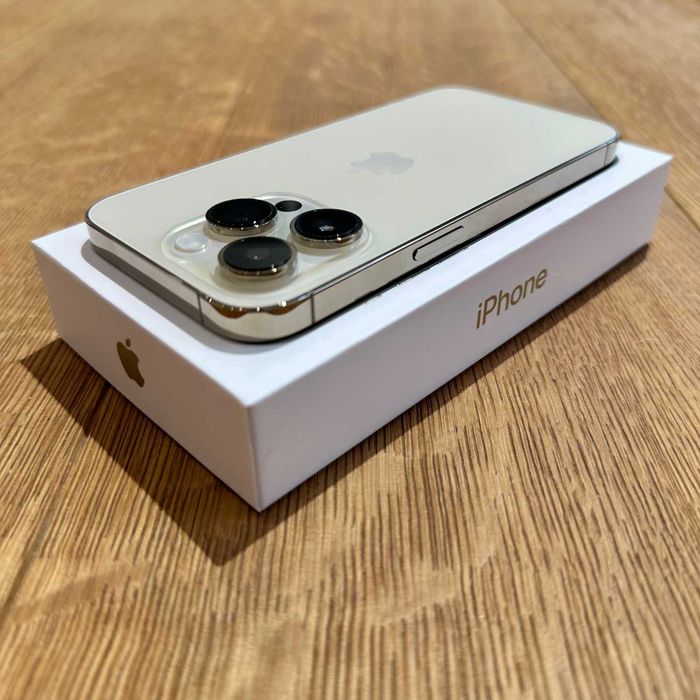  Apple iPhone 14 Pro 128GB Gold Idealny Bat. 100% Gwarancja ROK