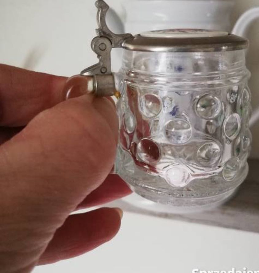 Niemiecki oryginalny mini kufelek kieliszek do sznapsa
