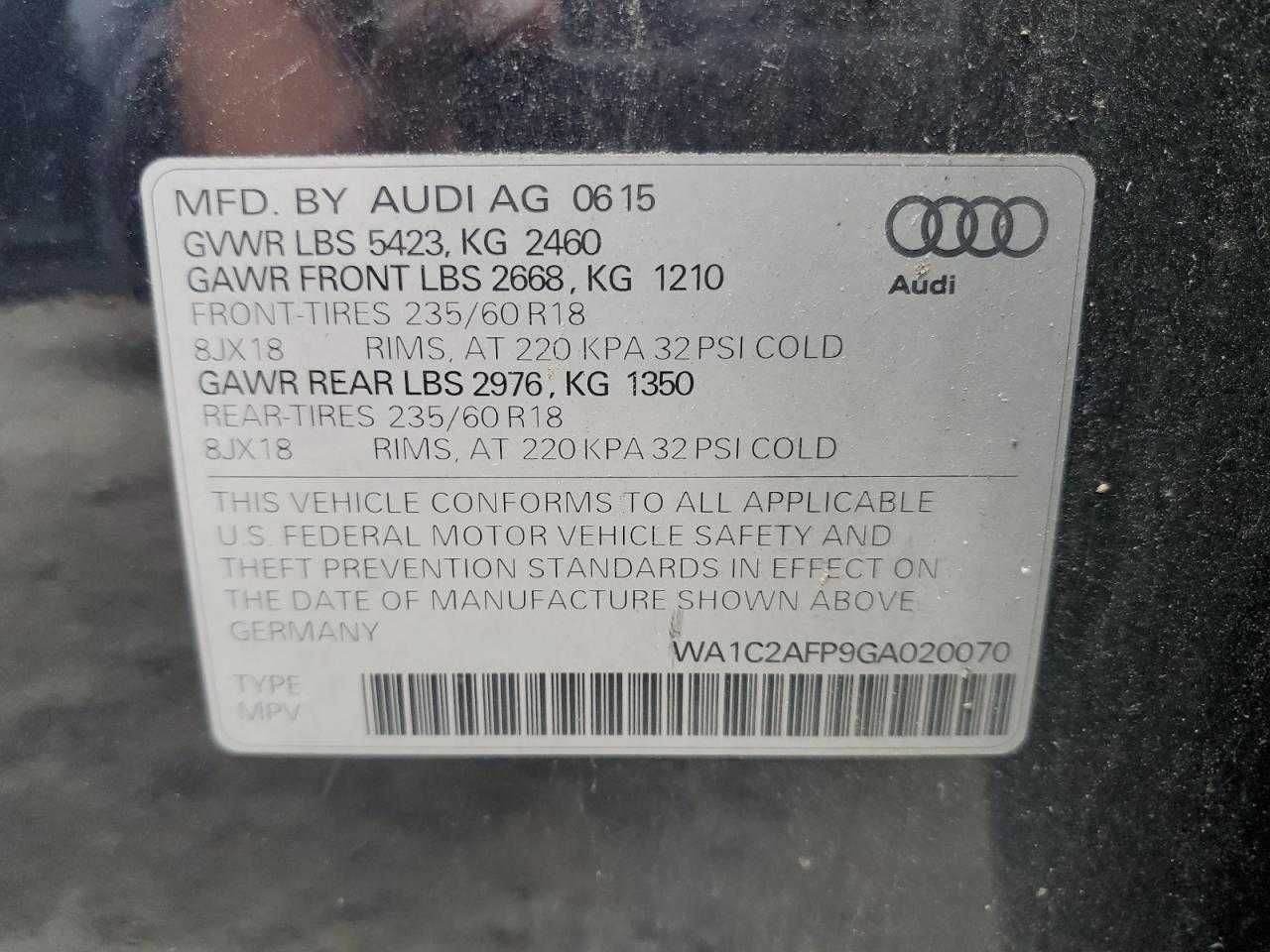 Audi Q5 Premium 2016