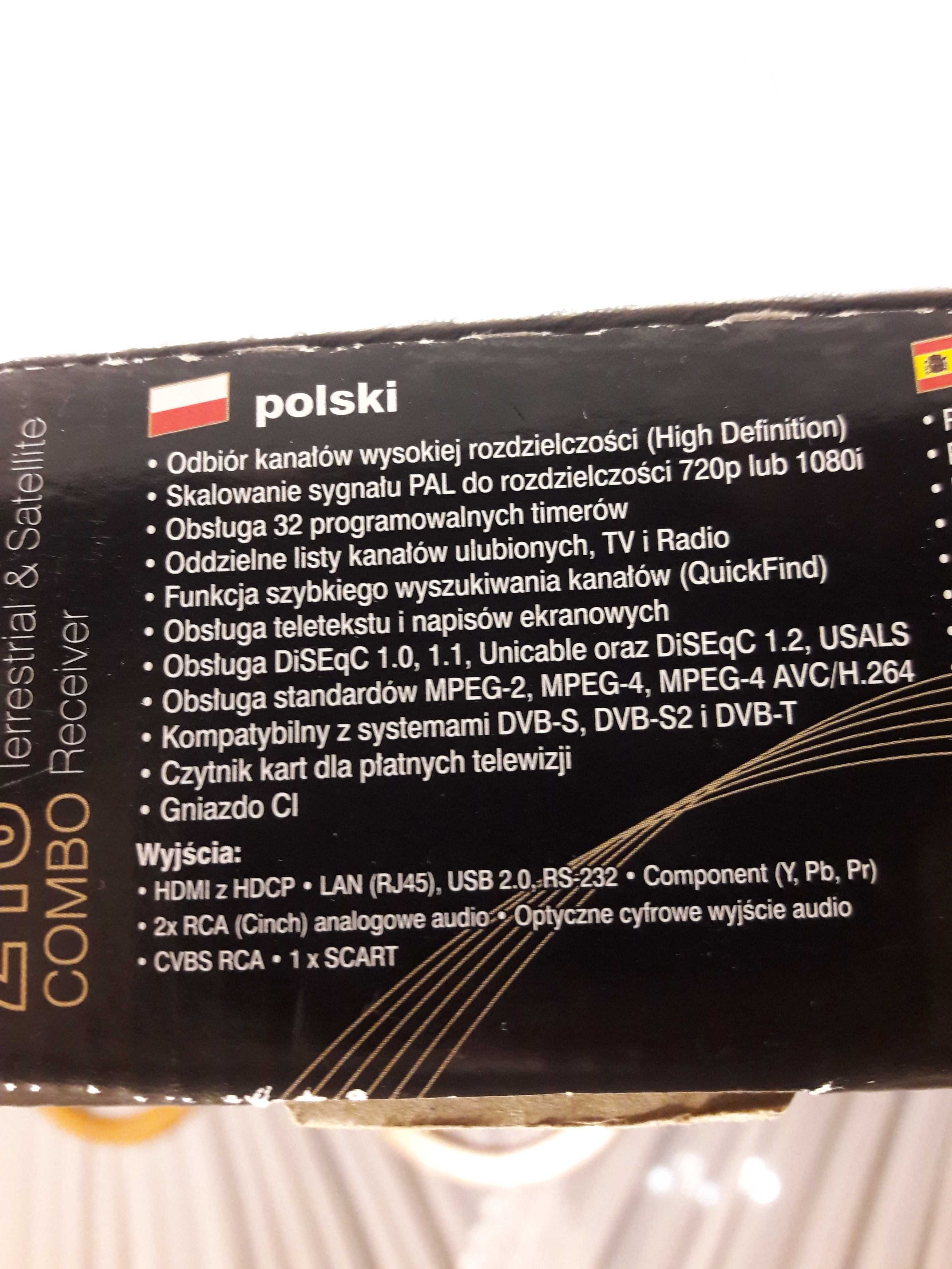Dekoder/Tuner Ariva 210 Combo TV-SAT i DVB-T