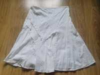 Spódnica biała z podszewka
