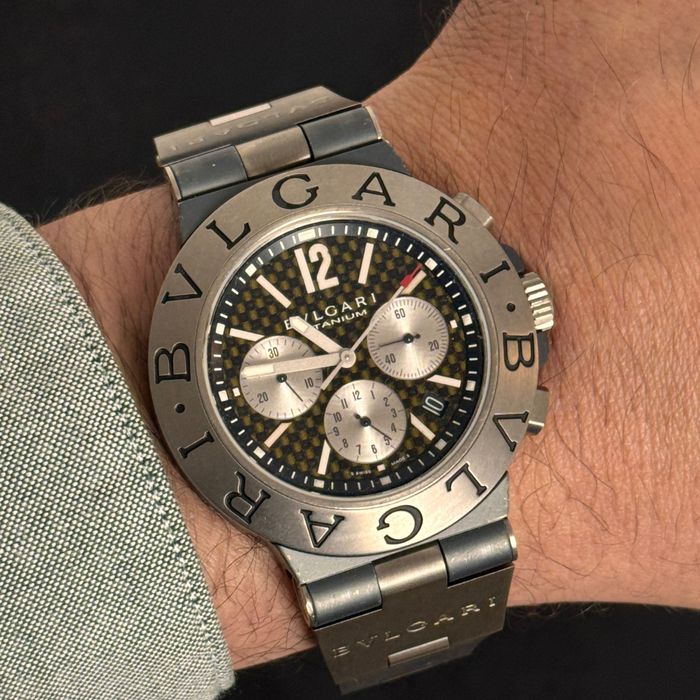 Reloj Bulgari Diagono Titanium 44mm Original