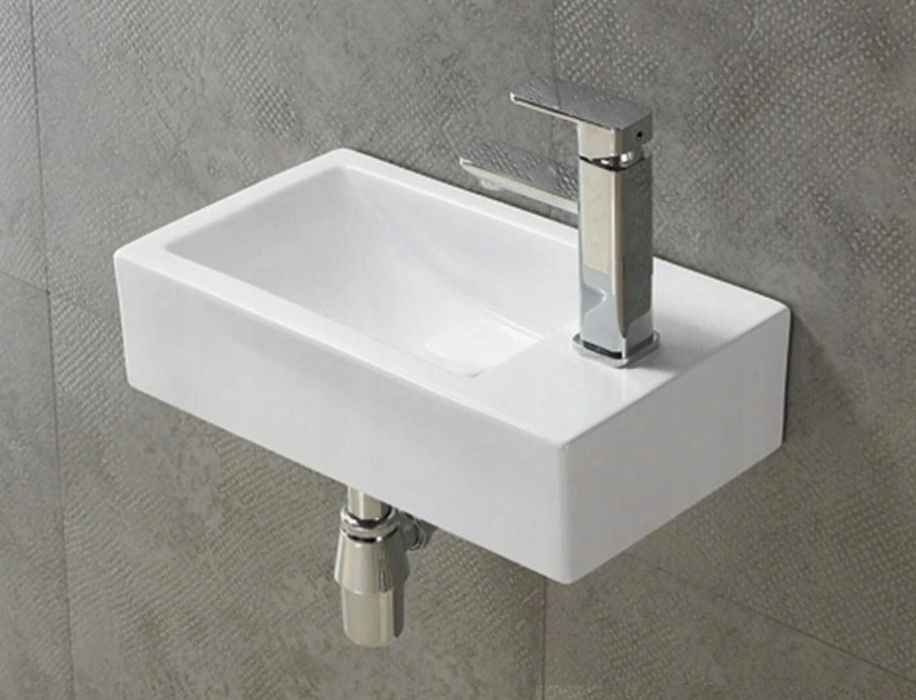 UMYWALKA NABLATOWA lub ŚCIENNA 40x20 cm ceramiczna prawa / lewa