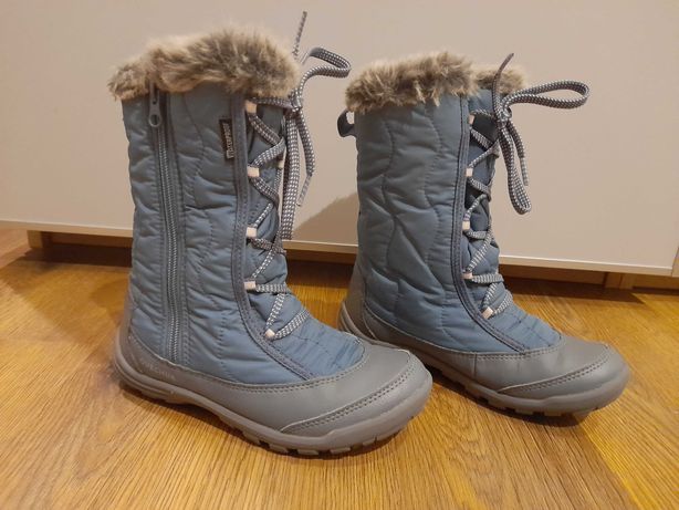 Buty zimowe śniegowce kozaki quechua dziewczęce 34