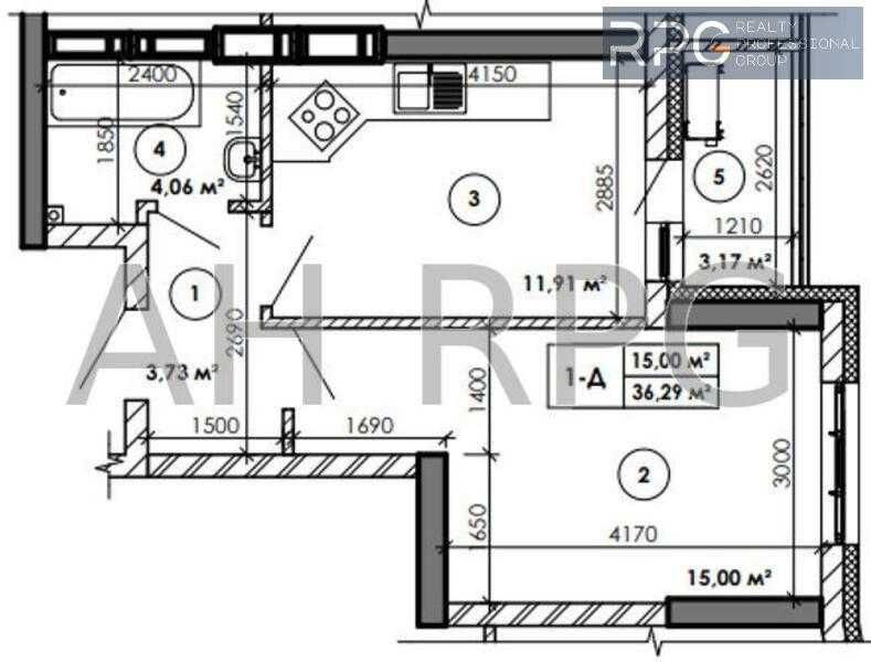 Продаж 1-к квартири в ЖК "Урлівський-2", 36 м², вул. Клеманська