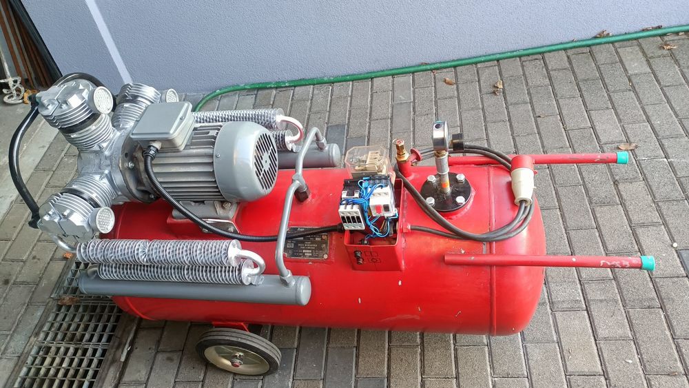 Kompresor 3 tłokowy sprężarka Aspa 3jw60 po remoncie 180l wan pomet