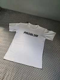 Tshirt koszulka PRO8L3M LP problem biała tee merch 2016 rozmiar M