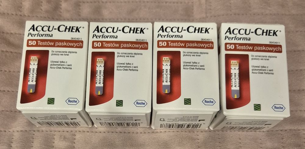 Paski do glukometru Accu- Chek Performa 200 sztuk
200 sztuk 
4 opakowa