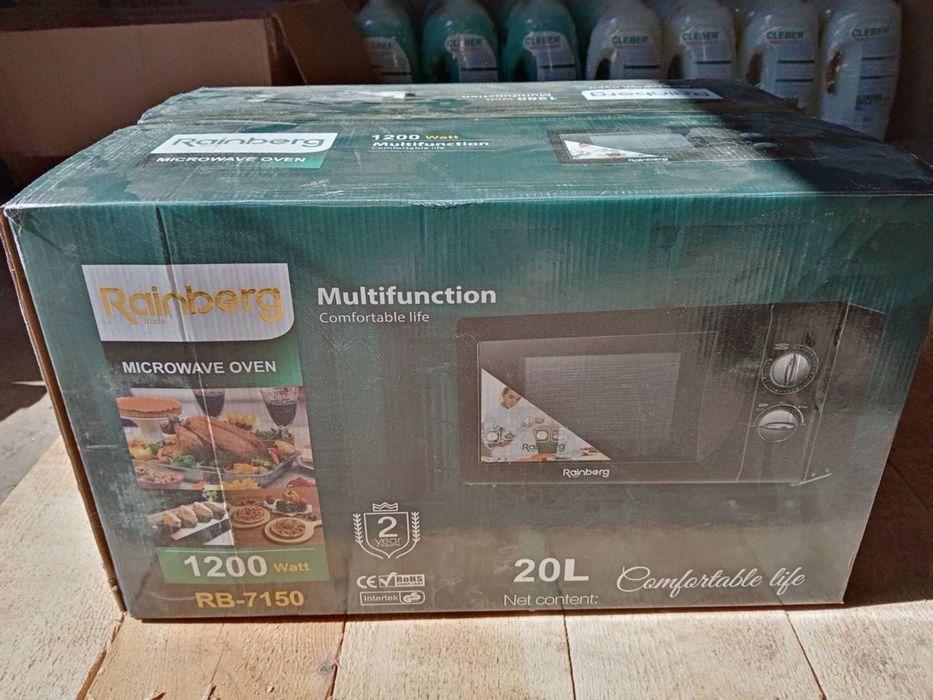 Новая микроволновая печь rainberg мікрохвильова піч микроволновка