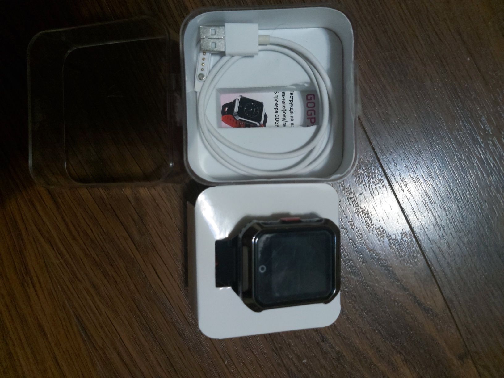 Телефон-часы с GPS трекером GOGPS М02 черные