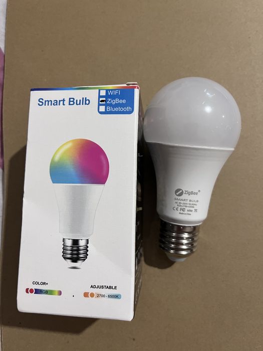Смарт Лампа Zigbee е27 або е14