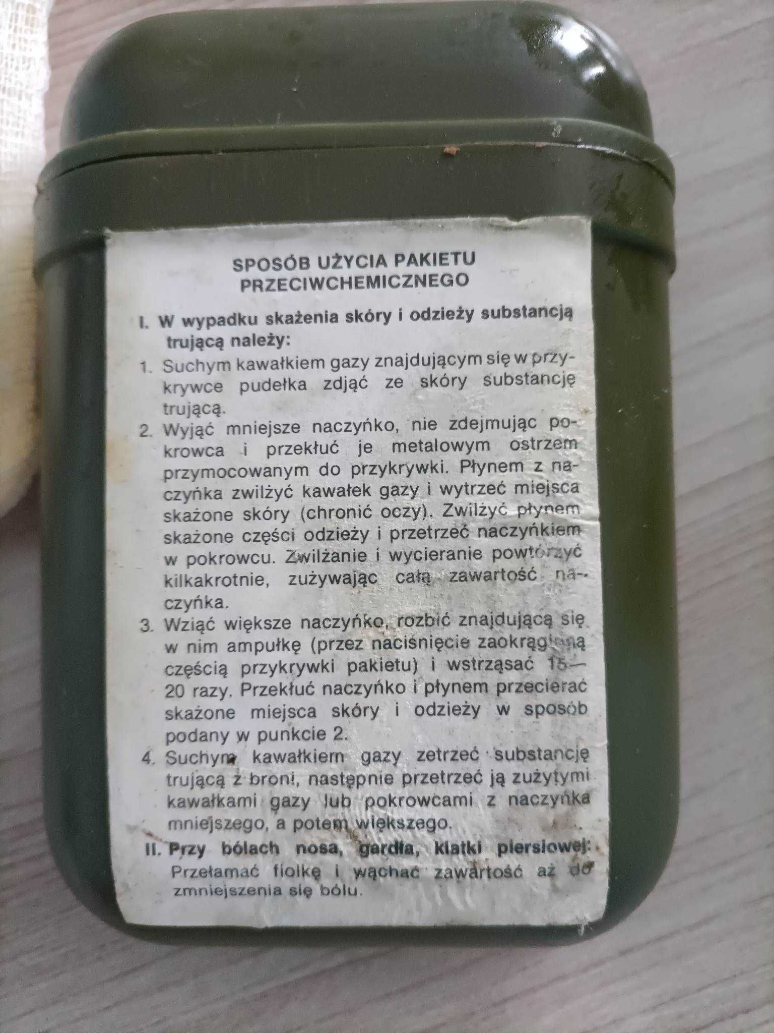 Indywidualny pakiet likwidacji skażeń IPP-51M