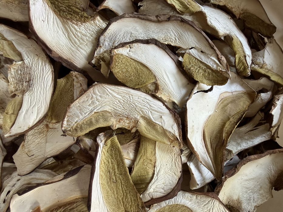 Сухие белые грибы