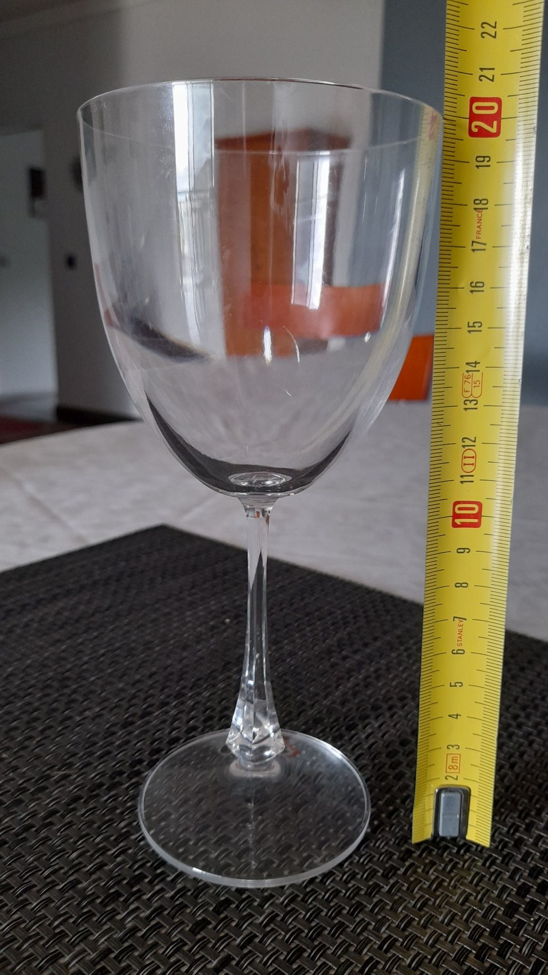 4 Copos de Agua de Cristal