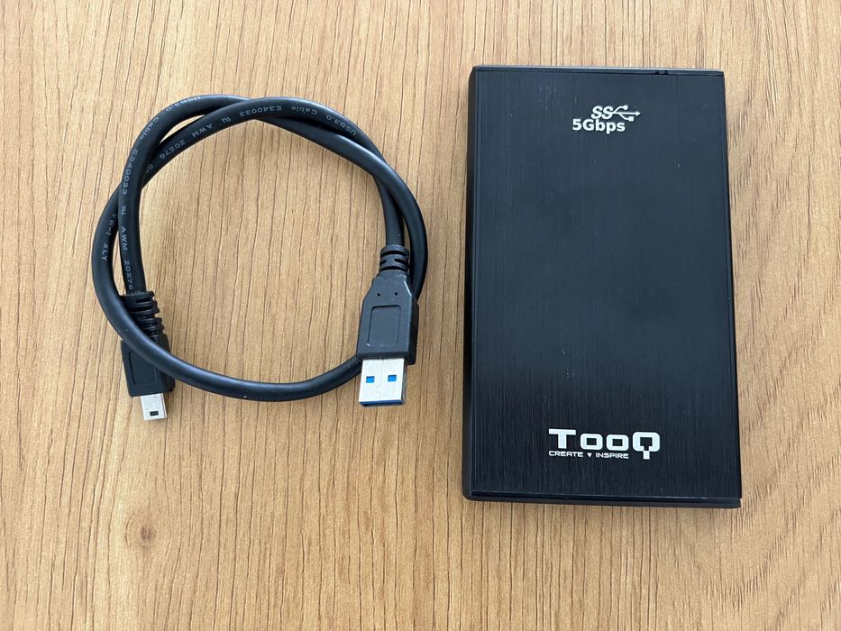Caixa de Disco Externo TooQ 2,5” SATA