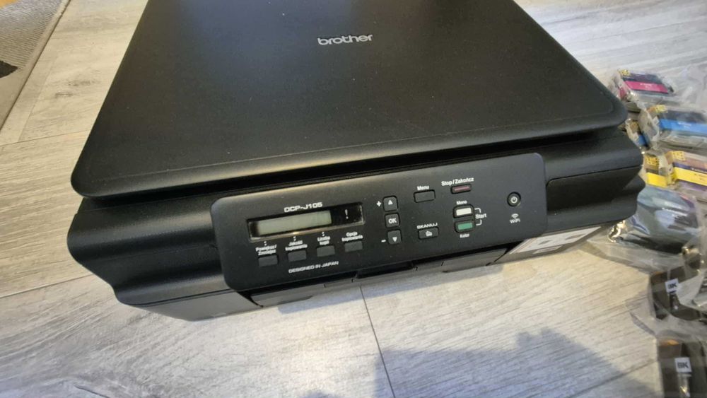 Urządzenie wielofunkcyjne Brother DCP-J105 z WIFI na tanie tusze