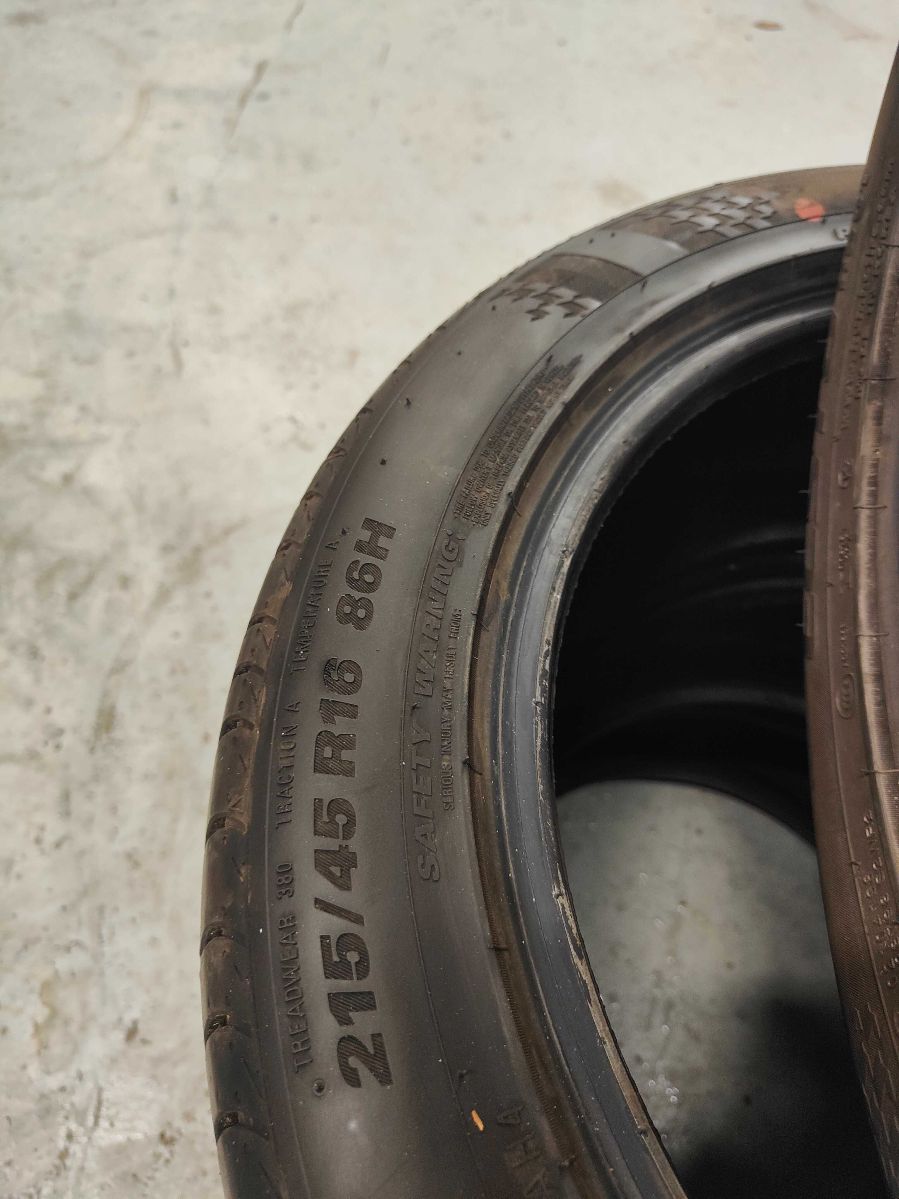 :290 Opony letnie Kumho Ecsta Hs51  215/45/16