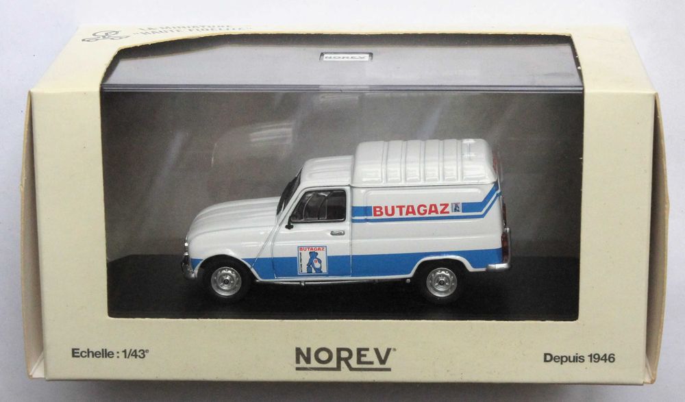 Renault 4 F6 Butagaz 1/43 Norev c/ caixa