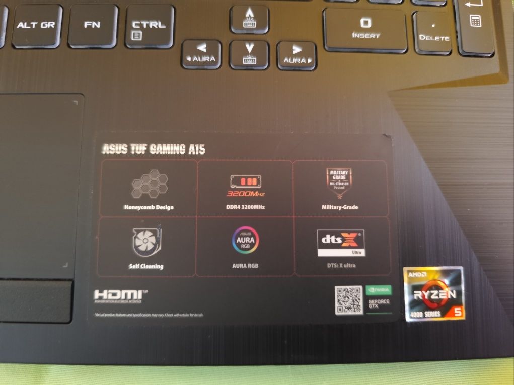 Portátil ASUS TUF Gaming A15