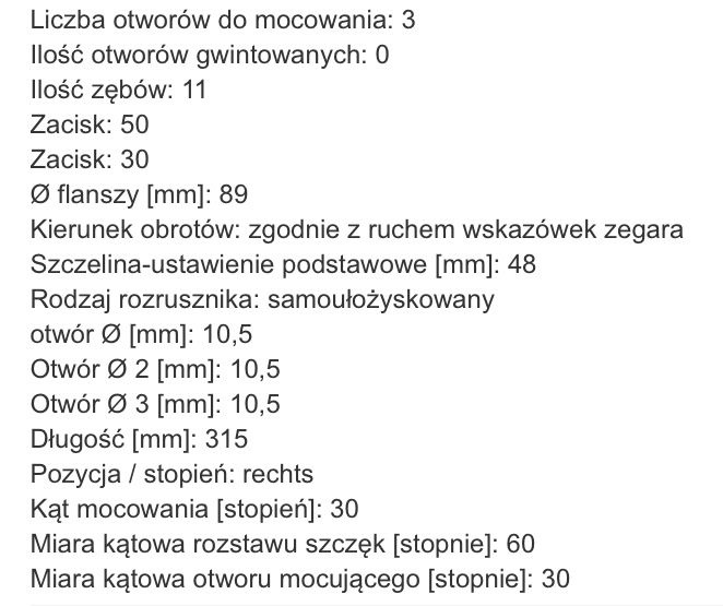 Rozrusznik 24V Perkins