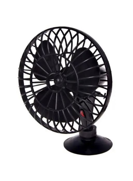 Вентилятор vitol, чорний, вентилятор до прикурювача та usb type a