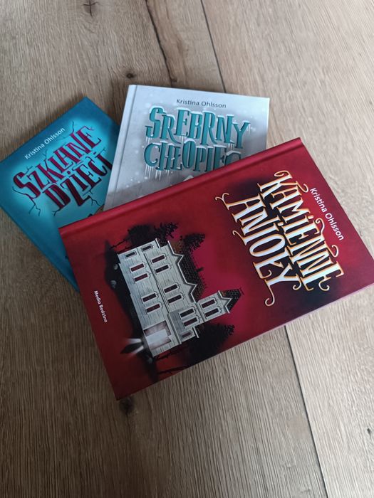 Seria książek ,,Szklane dzieci ''Srebrny chłopiec ,,Kamienne anioły "