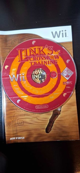 Link's Crossbow Training para Wii completo c/ caixa testado bom estado