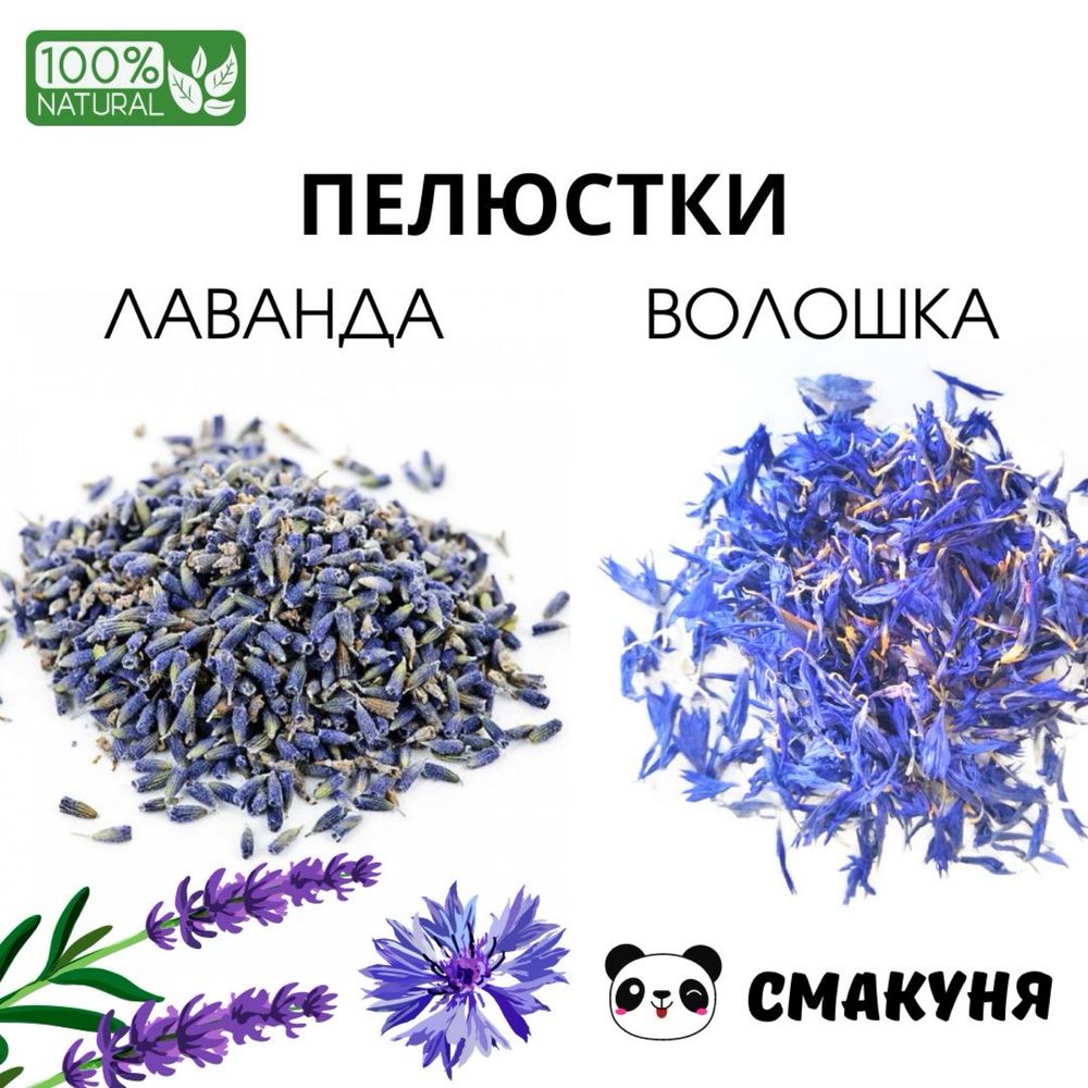 Квітки лаванди (сухоцвіти) Лаванда Кондитерська !