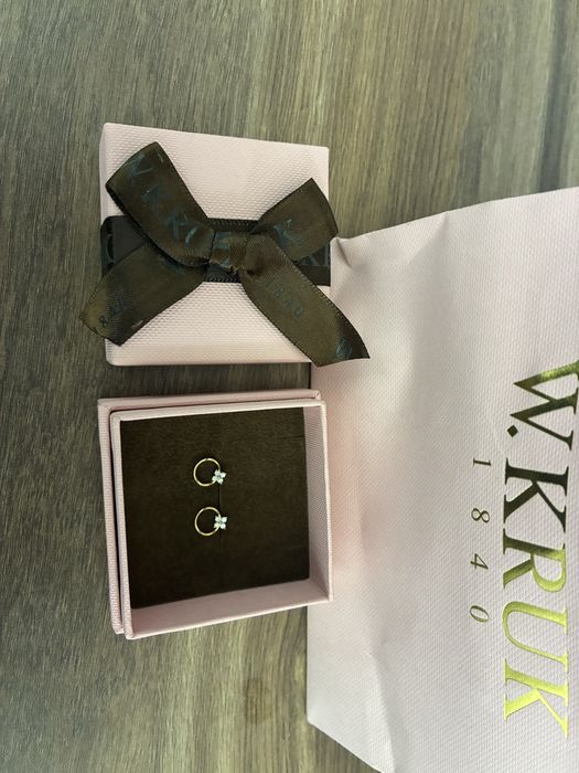 Złote kolczyki w.kruk