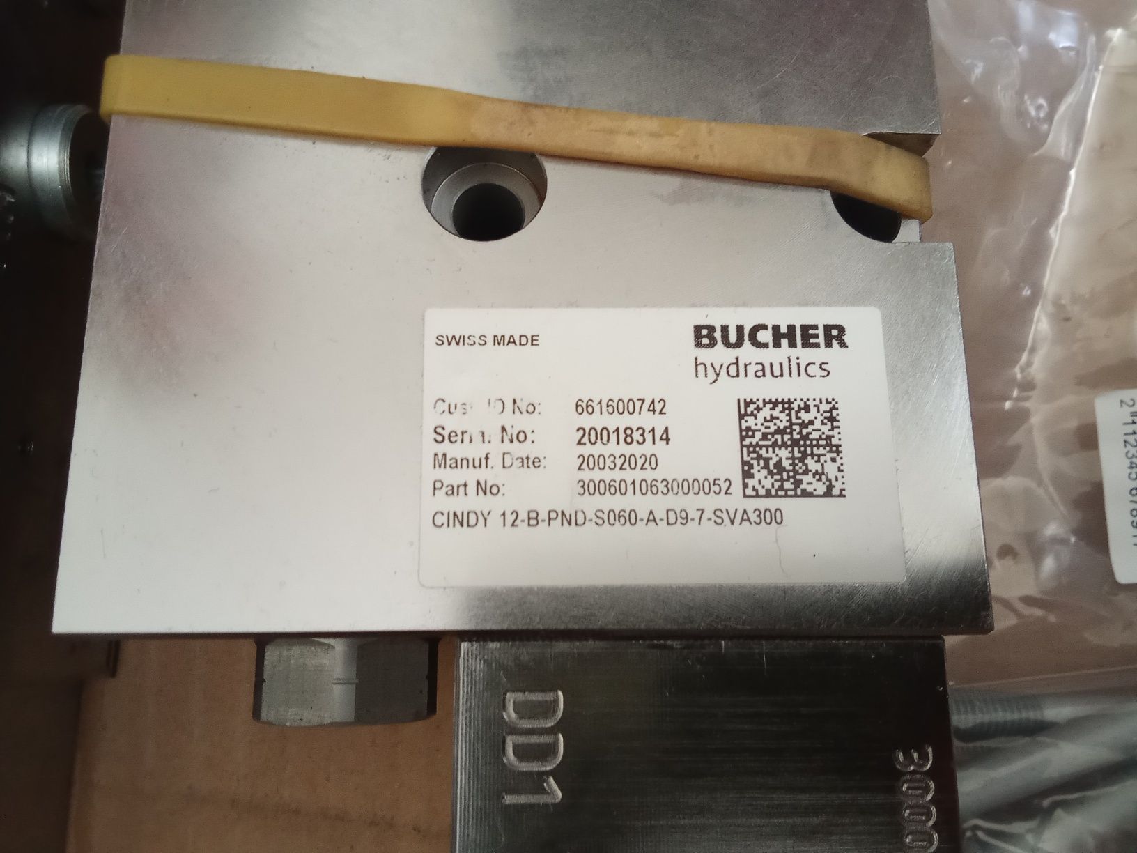 Bucher Hydraulics Cindy клапан контролю