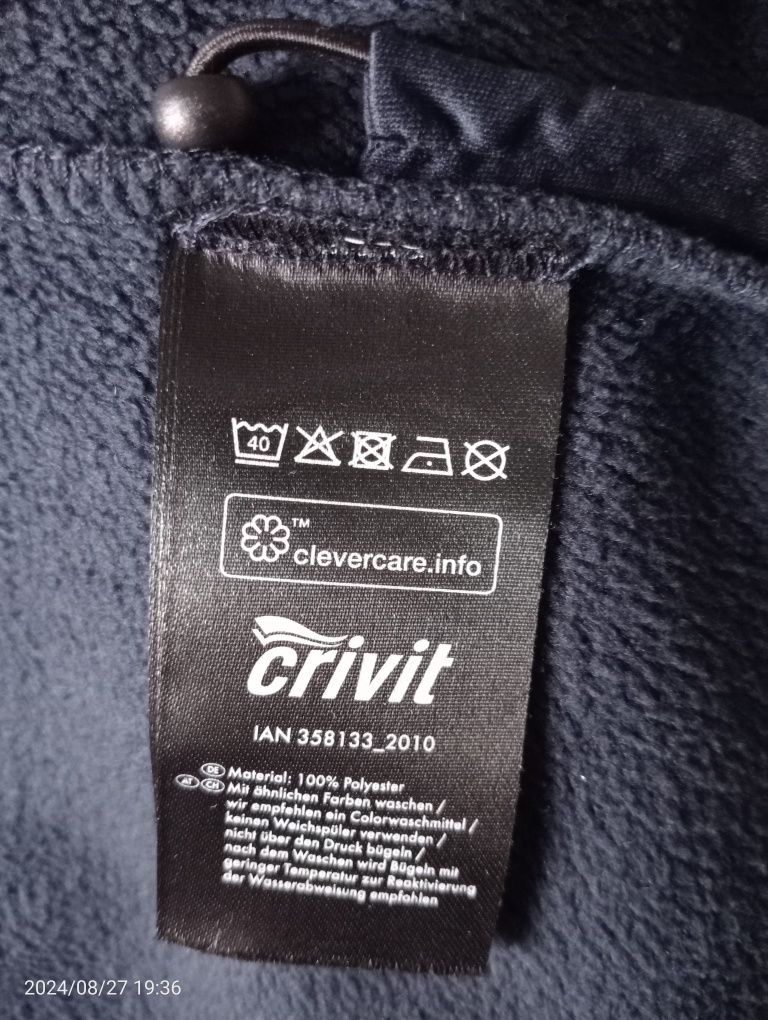 Bluza softshell granatowa