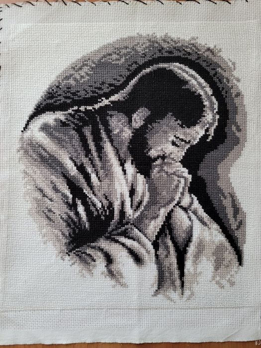 Haft krzyżykowy Jezus