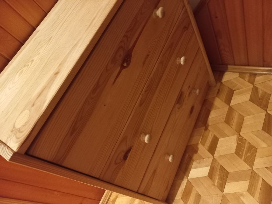 Komoda drewniana sosna ikea rast