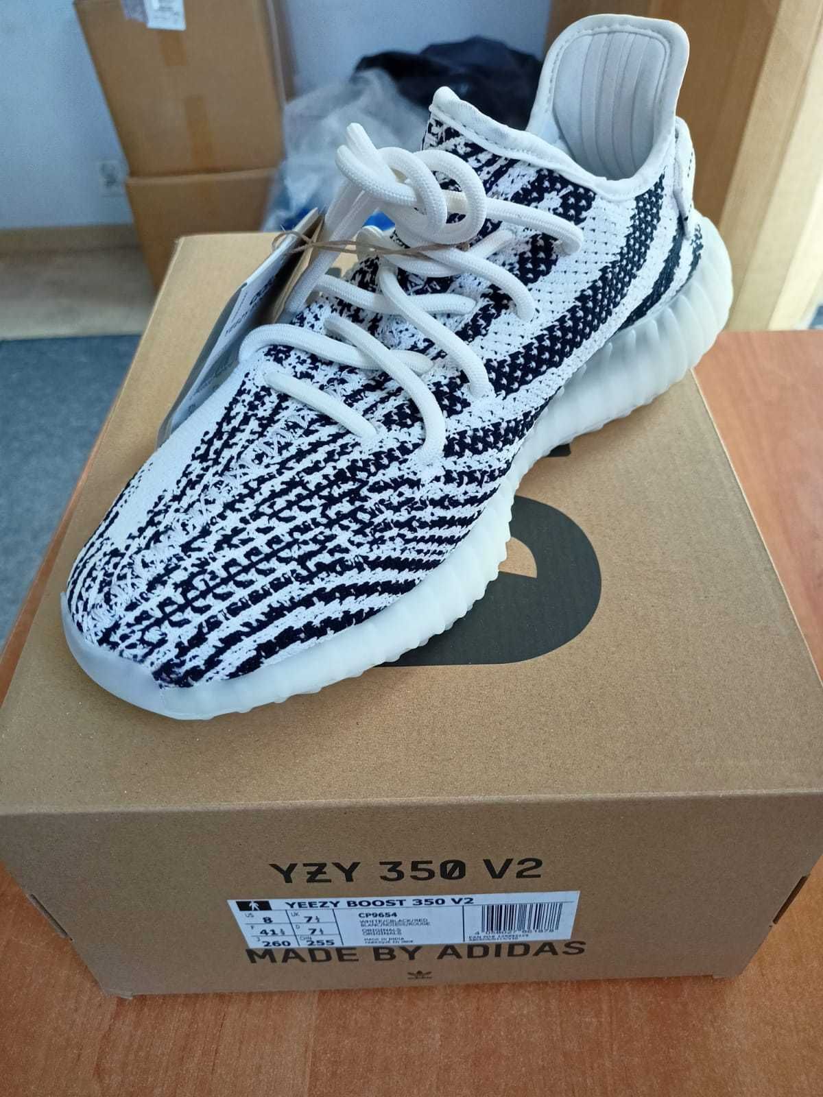Adidas . Yeezy Boost V2 350 ZEBRA  (różne  rozmiary) 41 1/3