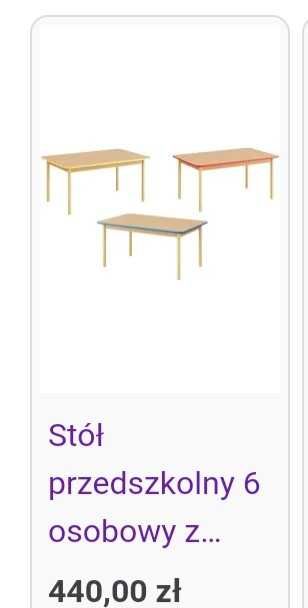 Stół dla dziecka