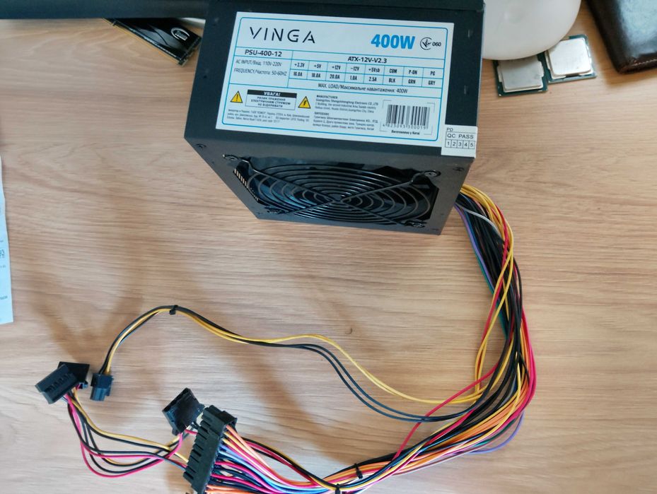 Блок живлення 400Вт Vinga(Працюючий)