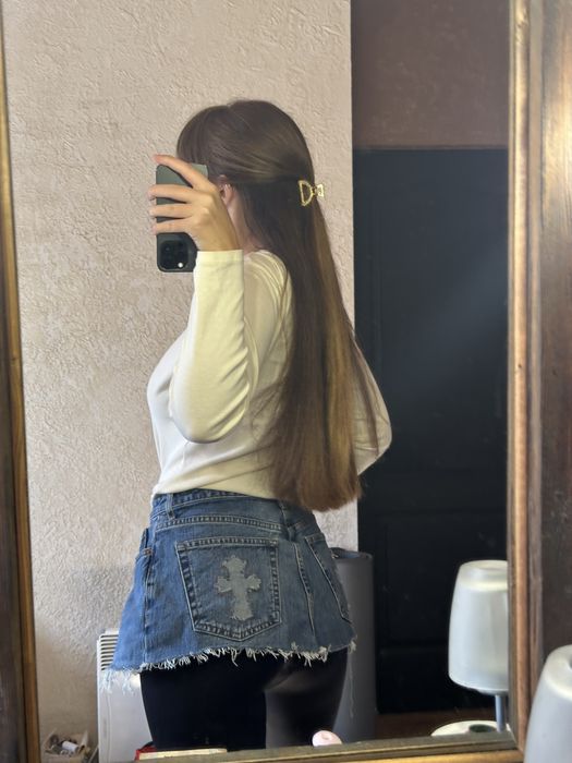 Лонгслив с вышивкой, экслюзивная с крестом. Баска