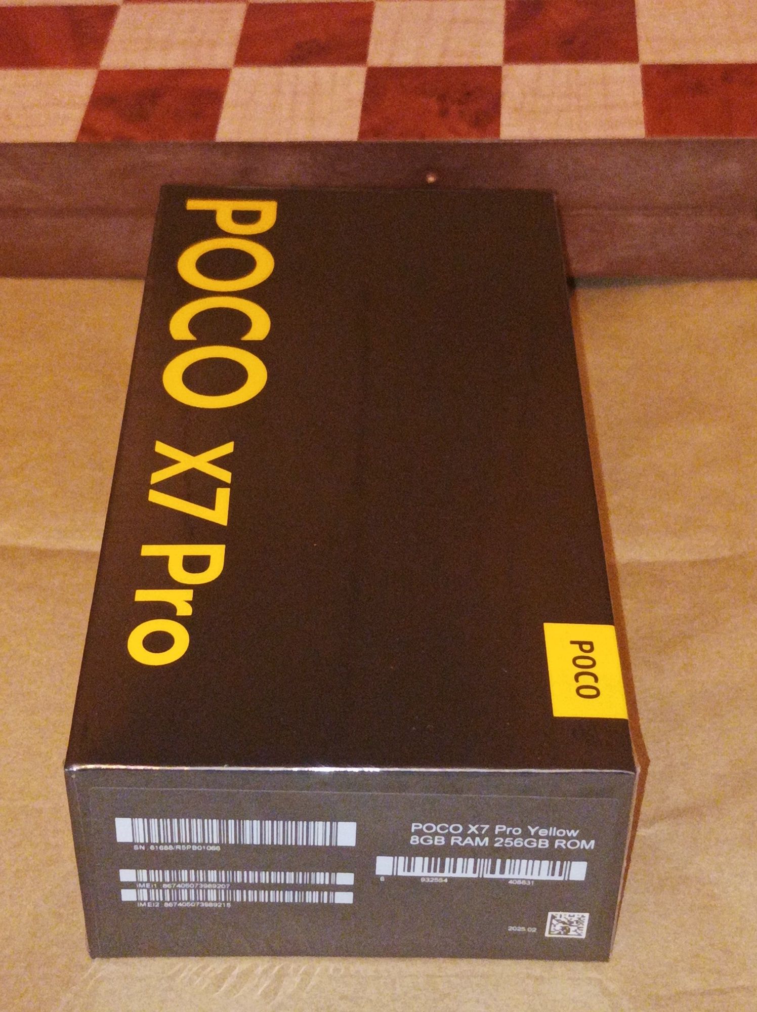 Nowy zafoliowany Poco x7 Pro 8GB 256GB żólto-czarny gwarancja dowód za
