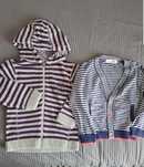 Dwa swetry 104 rozpinane z kapturem 5 10 15 Cool Club