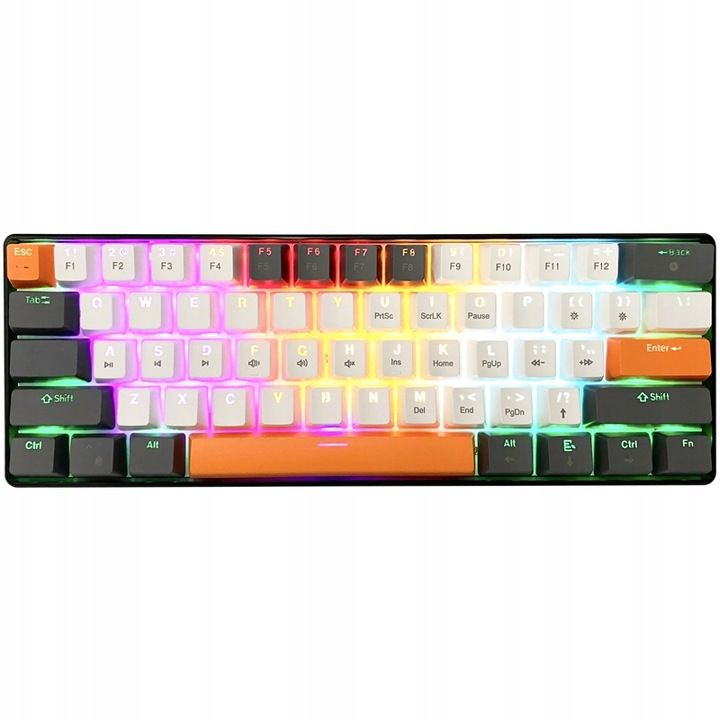 Klawiatura Mechaniczna Media-tech Zone 61 Mt1258 Przełączniki Red Ukła