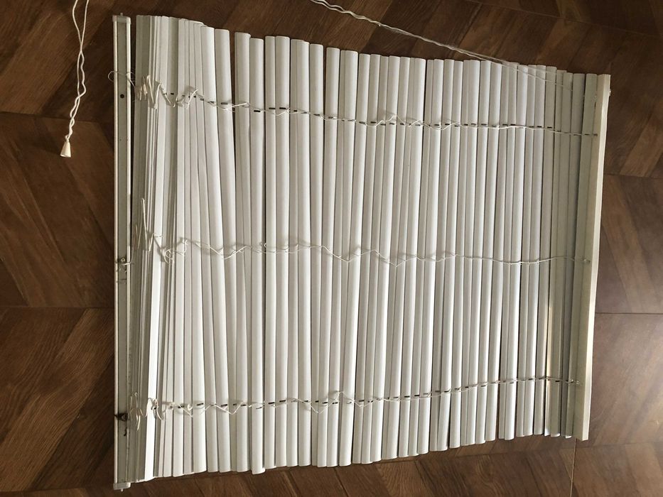 Жалюзи, металлические алюминиевые белые 77 х 1,41 см Ролеты