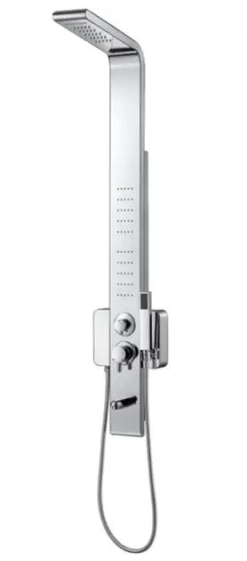 Душова панель Doccia Gloria-T 2  Getti хром,з гідромасажем