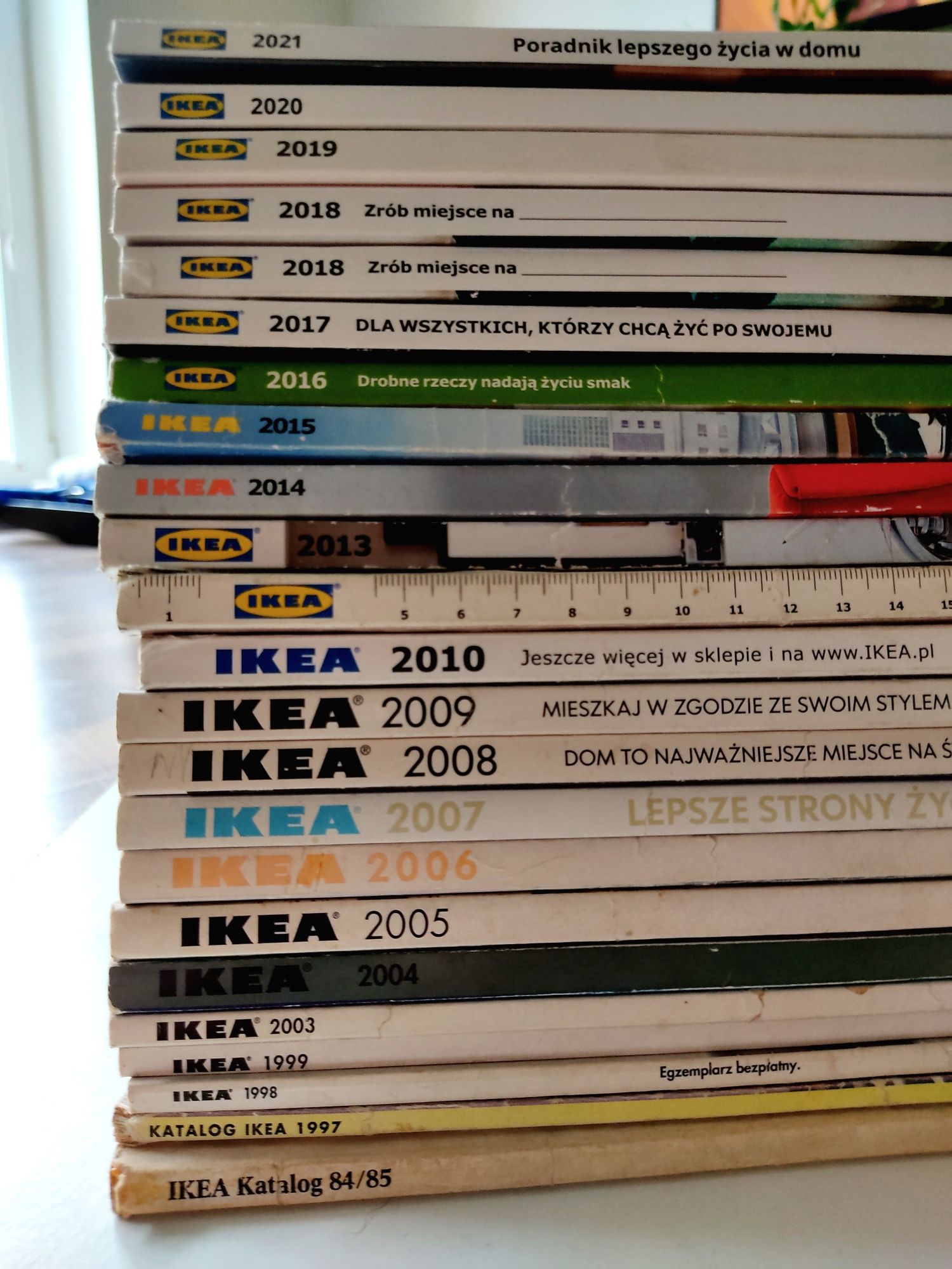 22 szt katalog IKEA kolekcjoner 1984 / 1985 +1999, 1998, 1997, 2003rok