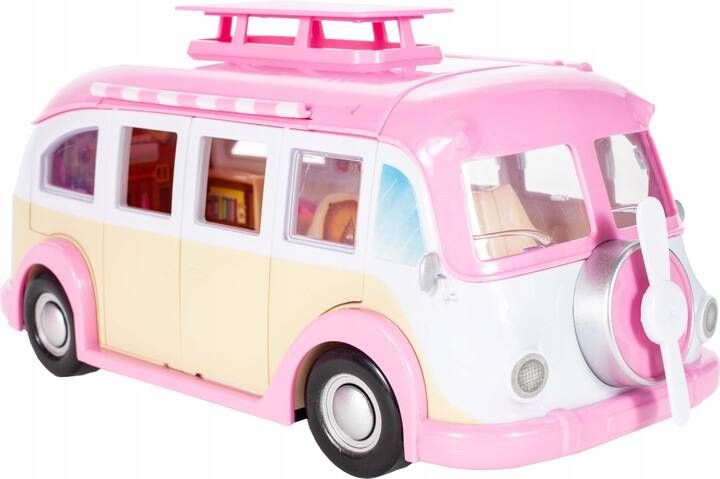 Auto Kamper Różowy Lodziarnia Dla Lalek Samochód Akcesoria Dziewczynki
