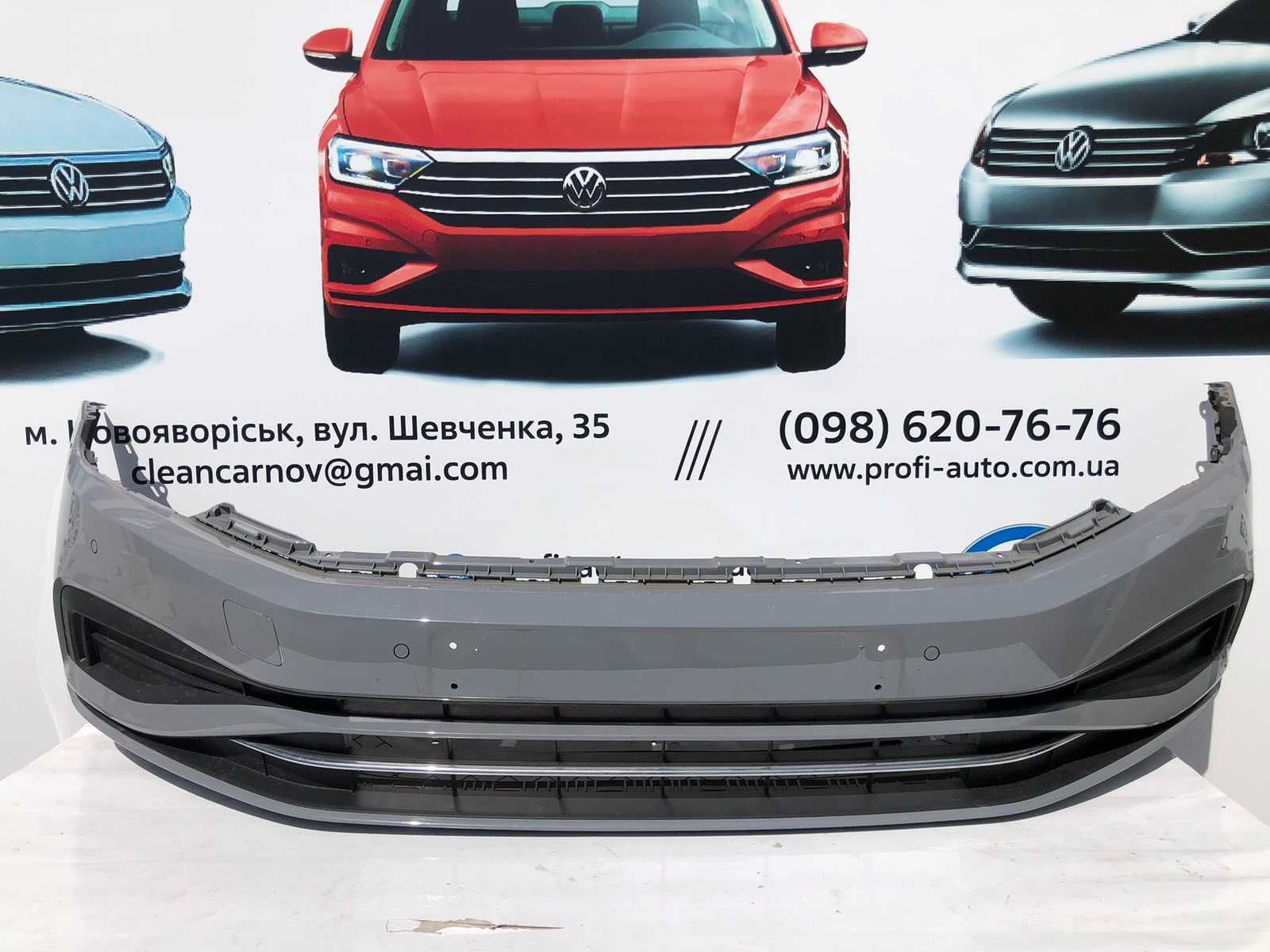 Бампер передні Passat B8 Європа Lift на 6 партроніків