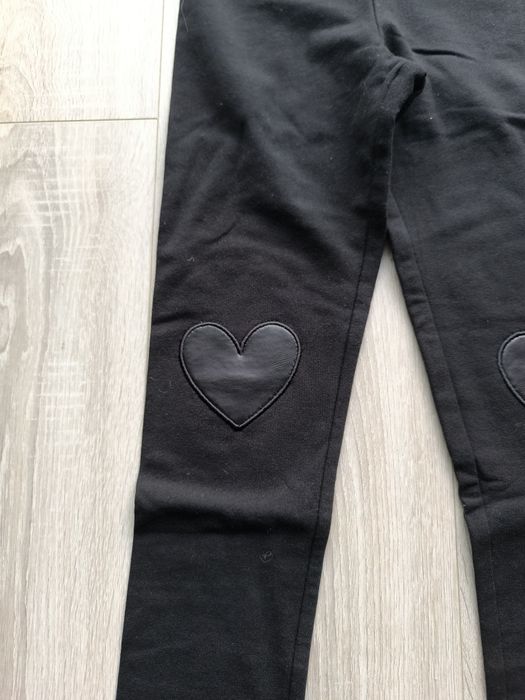 Legginsy serce H&M rozmiar 128