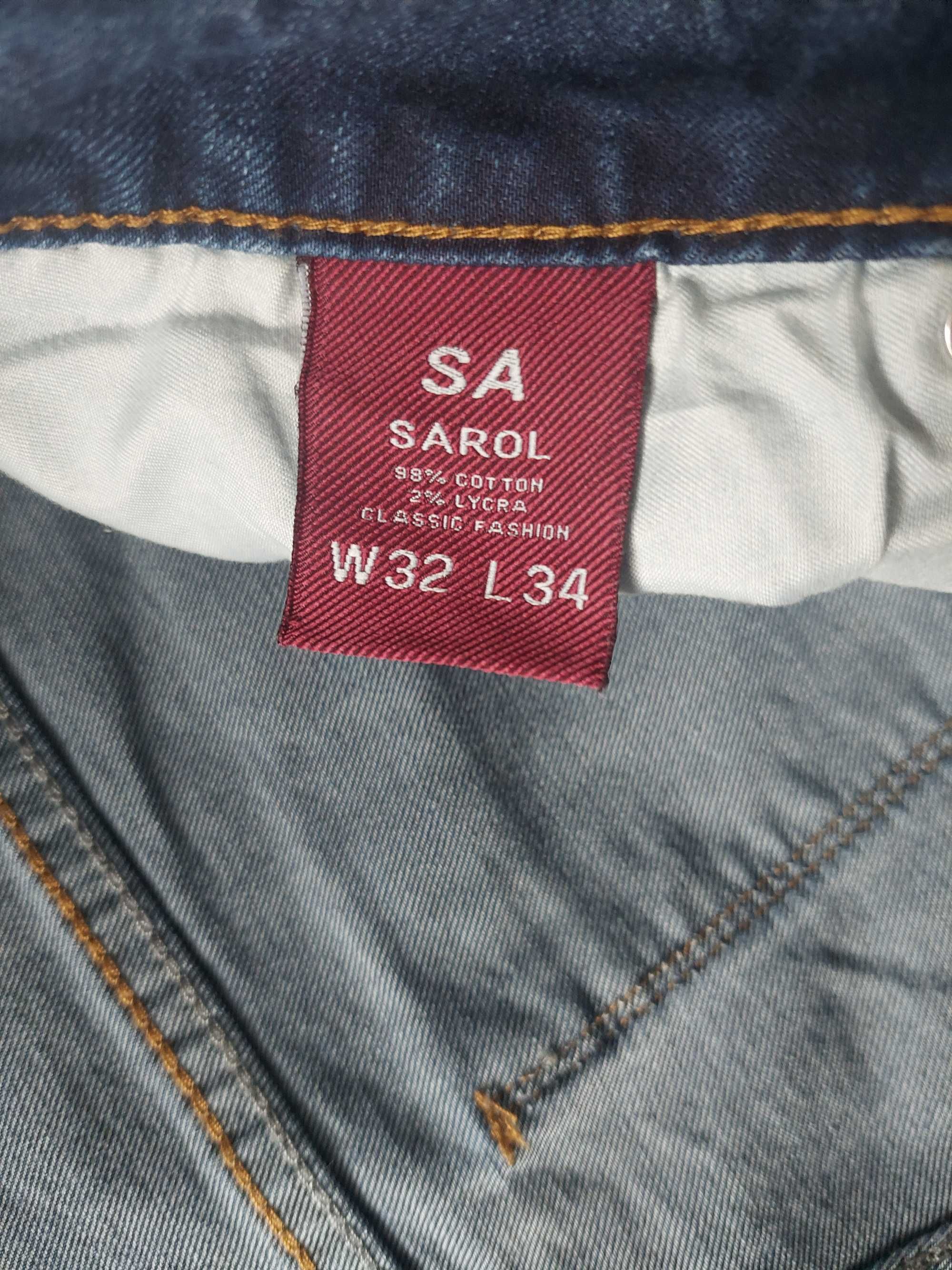 SUPER spodnie jeansowe męskie W32 l34 NOWE!